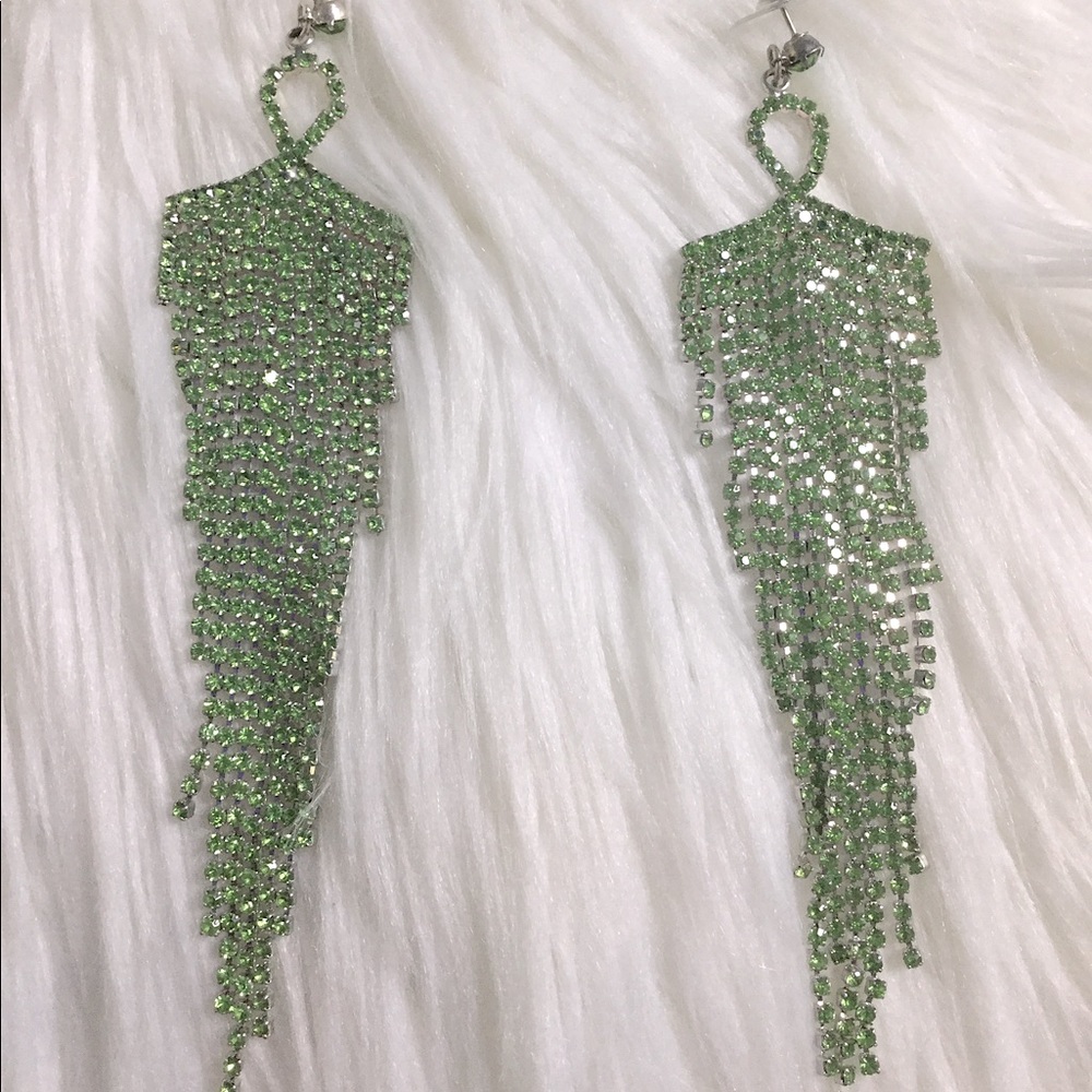 Long cocktail earrings